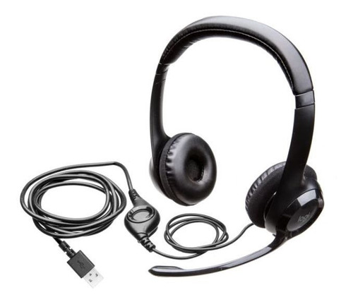 Auriculares Con Micrófono Logitech Usb H390 Para Computadora