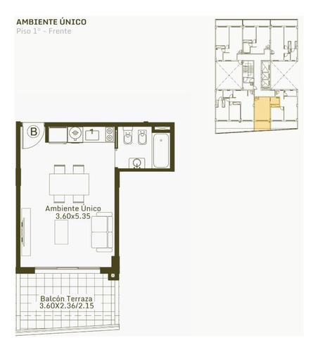 Departamento 2 Ambientes En Venta,con Balcon, Con Cochera En Caseros