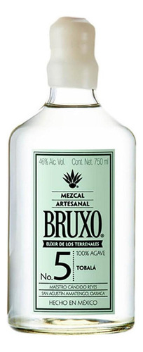 Pack De 2 Mezcal Bruxo No 5 Tobala 750 Ml