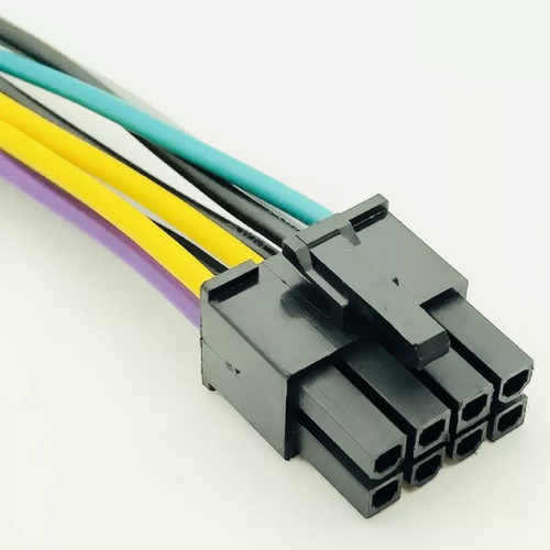 Adaptador De Corriente Atx De 3 Cables Psu 24 A 8 Pines Para