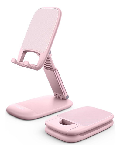 Soporte De Celulares Ajustable En Altura P/escritorio-rosa