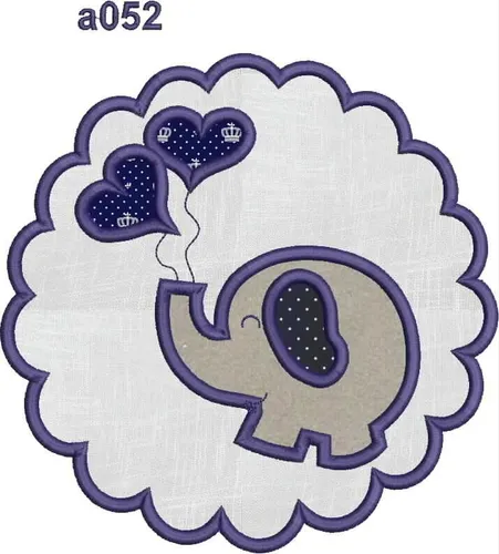 comprar Matriz Bordado Gráfico Aplique Elefante Safari A052