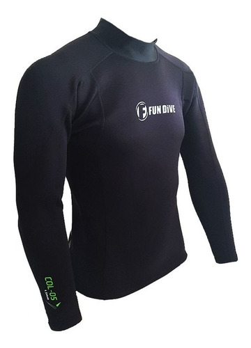 Camiseta Manga Longa Em 100% Neoprene De 1,5 Mm Fun Dive
