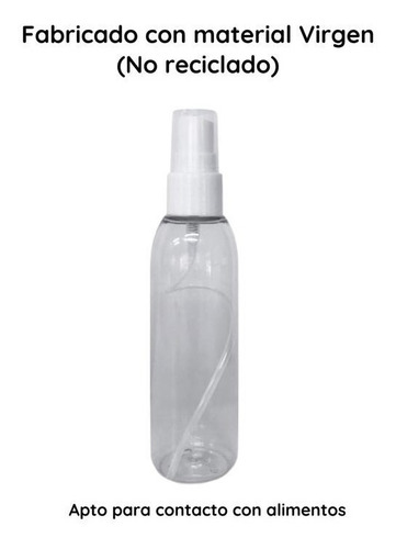 Imagen 7 de 10 de Botellas Plasticas Pet 75 Cc X 50un Con Spray Rociador