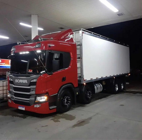 Bau Frigorifico 2021 Canaletado Com Máquina T800 Para Scania