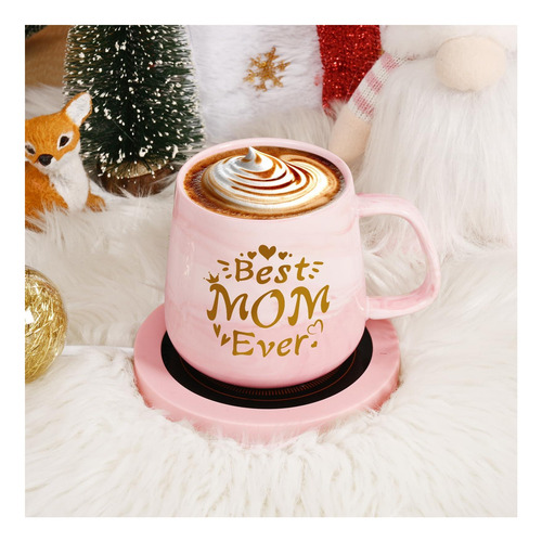 2024 Regalos Para Mamá Navidad, Taza De Café Coffee Warmer Y