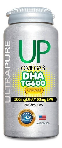 Suplemento en cápsulas Up Ultrapure  NewScience Omega UP DHA TG600 omega 3