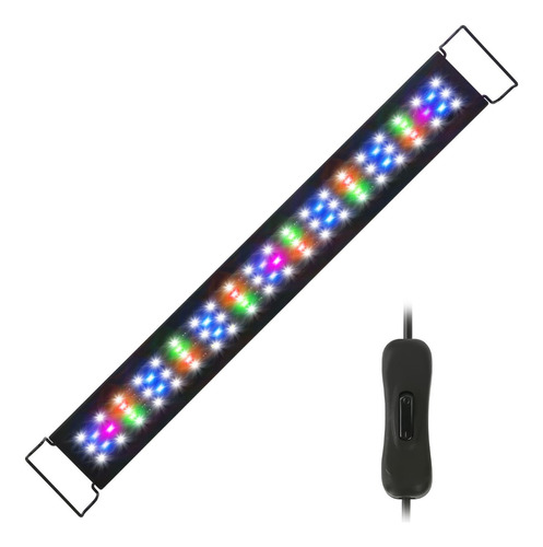 Luz 125 Led Para Acuario Pecera De Espectro Completo 90-105