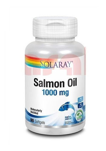 Aceite De Salmón Ácidos Grasos Omega 3  Solaray 90 Softgel