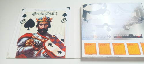 Blu-ray Cd Gentle Giant - Power And The Glory Ed. Limitada Edição Limitada (Usado)