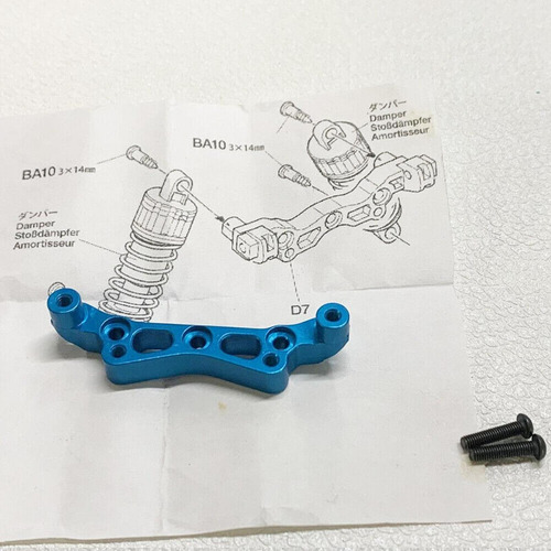 Amortiguador Delantero De Aleación De Aluminio 1/10 Para
