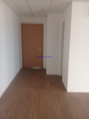 Imagem 9 de 15 de Conjunto Comercial 105m², 02 Banheiros. Condomínio Com Recepção E Segurança 24hrs. Excelente Localização Á 7 Minutos Andando Para A Estação - 21092107 - 70126536