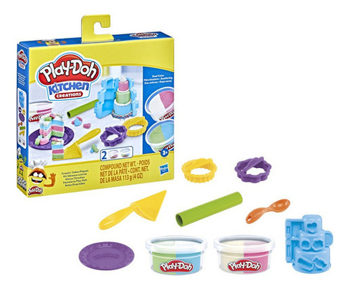 Plastilina Play-doh Kitchen Pastelería Con 2 Latas Hasbro