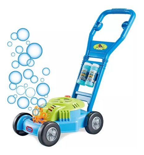 Carrito Caminador Lanza Burbujas Azul Spacezat