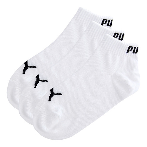 Calcetin Puma Casual Quarter 3 Pack Bebé Blanco