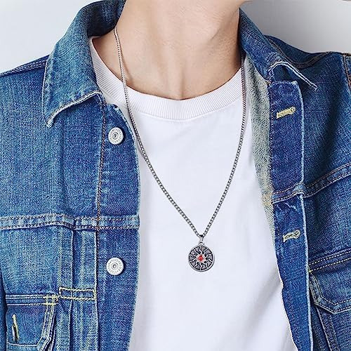 Colar Silbaz Grego Deus Do Sol Apollo Para Homens Com Pinge