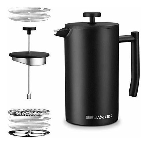 Prensa Francesa Belwares French Press Coffee Maker - Acero I