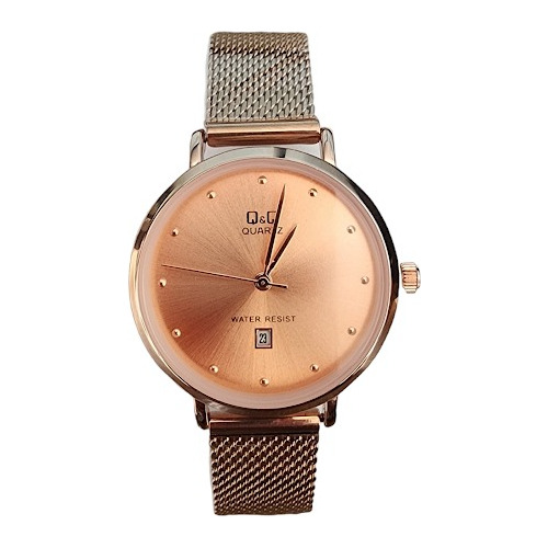 Reloj Para Mujer Qyq Original Oro Rosa