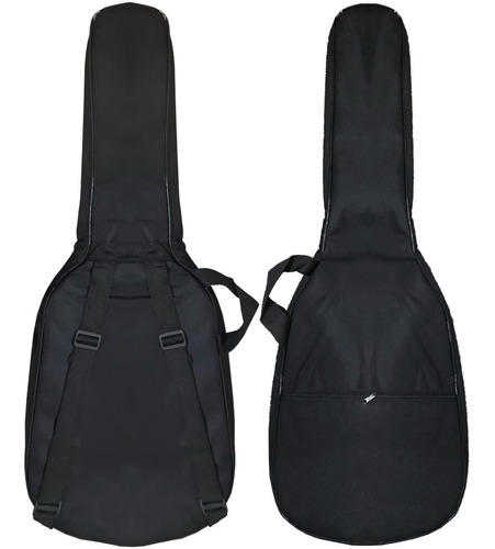 Capa Bag Para Guitarra Tipo Luxo Almofadada Preta