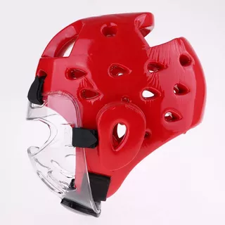 Cascos De Taekwondo + Protector De Rostro Newfit Peru