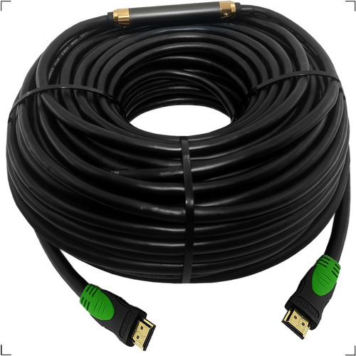 Imagem 3 de 5 de Cabo Hdmi 2.0 Ultra Hd 3d 4k Amplificado De 25 Metros