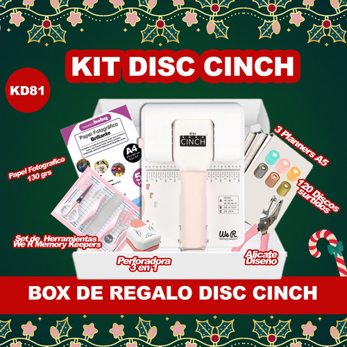 Disc Cinch Perforadora De Discos Full Herramientas Kd81