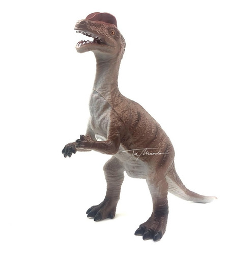 Dinosaurio De Juguete Velocirraptor De Goma Con Sonido 19 Cm