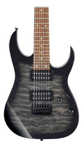 Guitarra Eléctrica Ibanez Grg7221qa-tks 7 Cuerdas Blk Burst Color Transparent Black Sunburst Material Del Diapasón Amaranto Orientación De La Mano Diestro