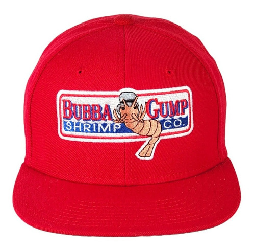 Gorra Forrest Gump Shrimp Bubba Gump Snapback Visera Plana