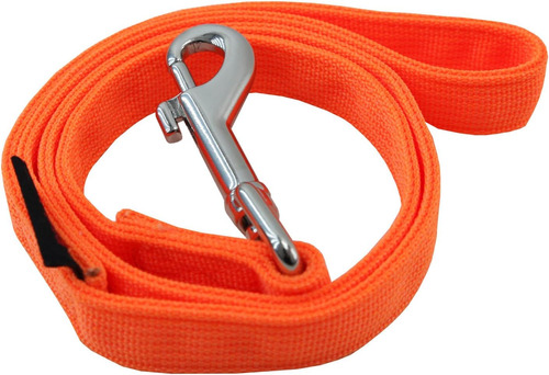 Puppia Authentic Neon Lead, Naranja, Grande