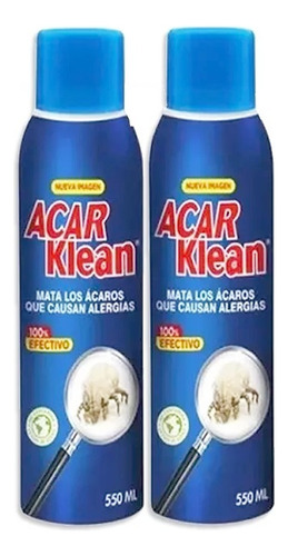 Acar Klean Anti Acaros 550ml X 2 Und