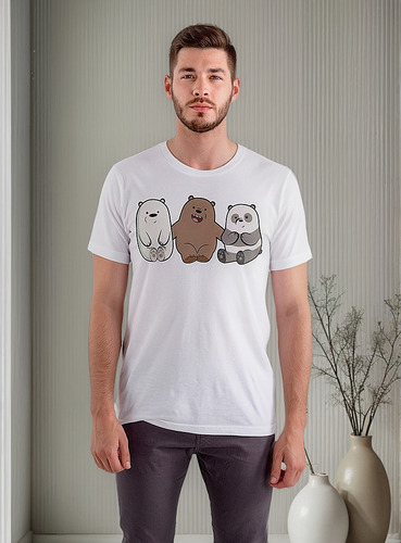 Playera Osos Escandalosos Juvenil Hombre Mujer Original