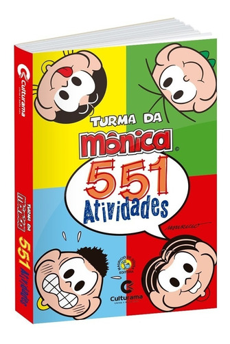 Livro 551 Atividades Turma Da Monica Culturama