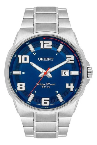Relógio Orient Masculino Azul Mbss1366 Original