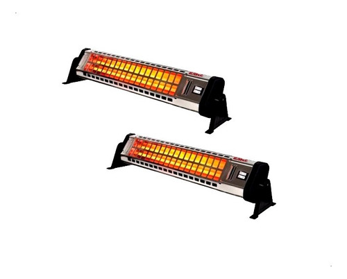 Combo 2 Estufa Electrica 2 Velas 1200w Horizontal Vertical