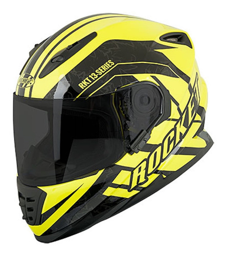 Casco Integral Joe Rocket Rkt 13 Series Northern Lights Neón