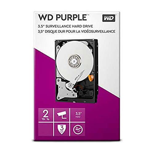 Wd Purple 2 Tb Vigilancia Disco Duro, Intellipower 3.5 Inch