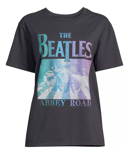 Playera De Manga Corta The Beatles Unisex