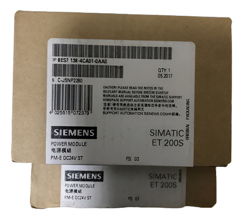 Nuevo En Caja Siemens 6es7138-4ca01-0aa0 6es71384ca010aa0 Mó