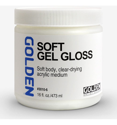 Golden Acryl Med - Gel Brillante Suave De 16 Onzas