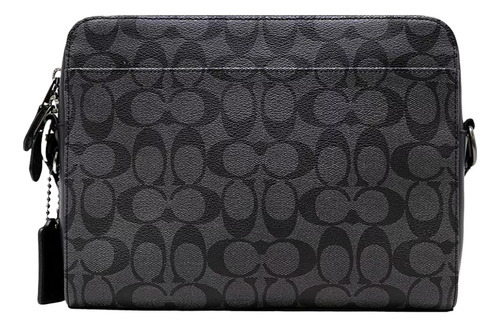 Bolso West Camera In Signature Canvas Coach 91485 Negro