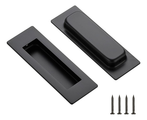 Tirador Cubeta Recta 150mm Embutir Pack X 2 Unidades