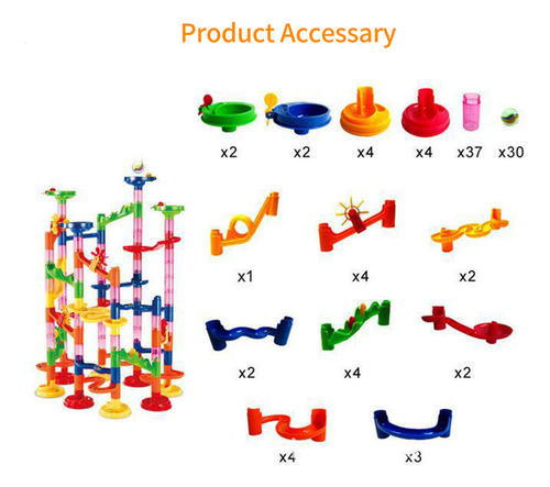 Building Block Roll Gift Children Toys Run Kids Ball Race