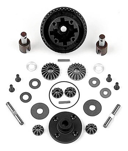 Diff Traseiro Completo Automodelo Xray Nt1