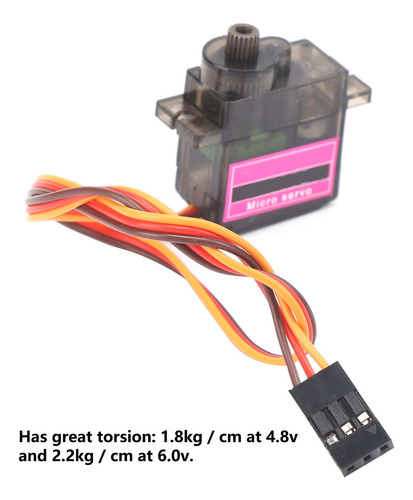 Kit Servomotor Engranaje Metálico Juguete Conntrol Remoto