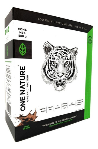 One Nature 580g Proteína Vegana Certificada Polvo Sabor Mocha