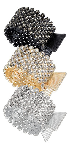 O Pinzas Para El Pelo Con Diamantes De Imitación, 3