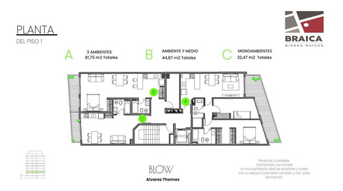 Imagen 4 de 4 de 1 Amb Al Frente / Piscina Sum Y Sauna / En Pozo C/entrega Asegurada