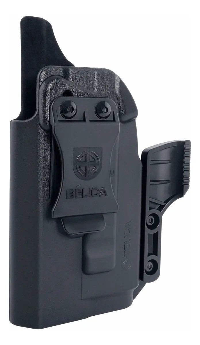 Coldre Velado Bélica Glock G22 Geração 5 Canhoto Preto Polímero