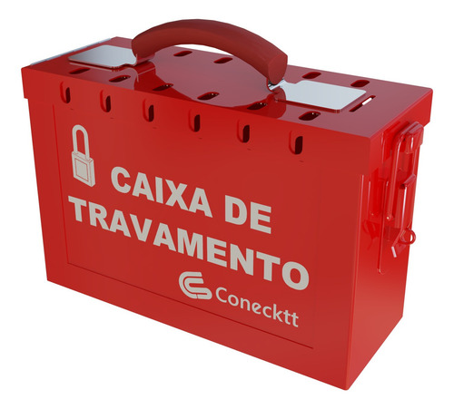 Imagem 3 de 6 de Caixa Para Travamento Bloqueio Em Grupo Lockout Tagout Loto